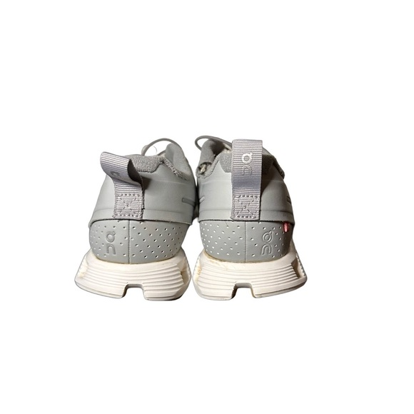 On Running Women’s 8.5 Cloud 5 Terry Sneaker Silver Grey & White Running Shoe - Picture 7 of 11